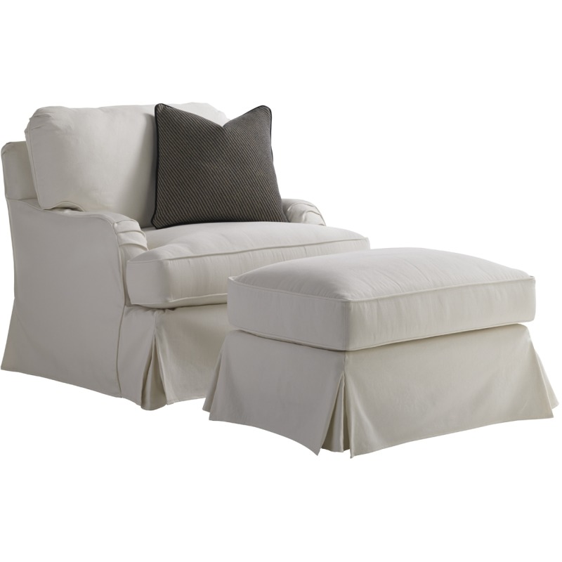 Stowe Slipcover Chair - White by Lexington Furniture ...