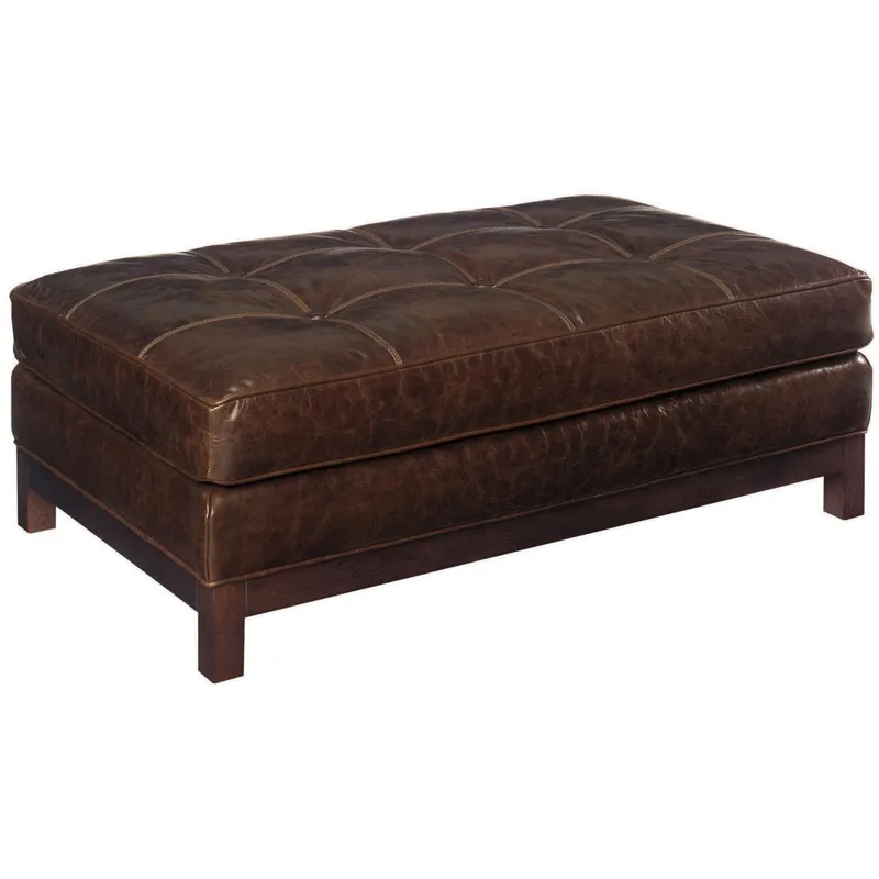 Westin Leather Ottoman