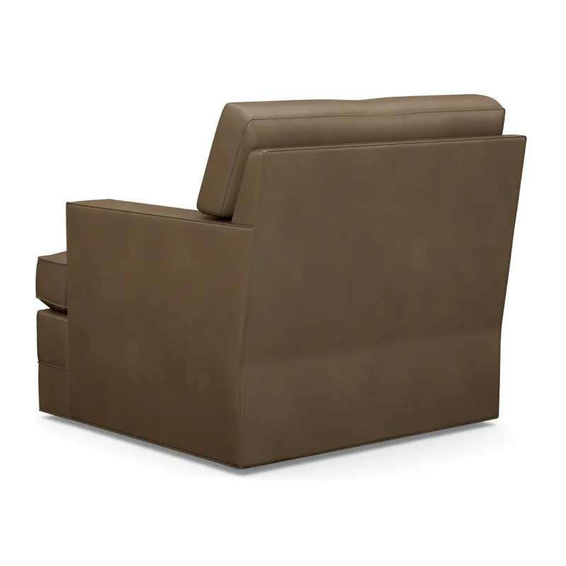 Couture Leather Tyler Leather Swivel Chair