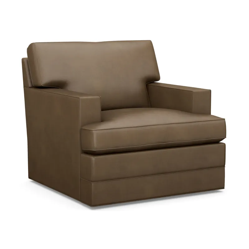 Couture Leather Tyler Leather Swivel Chair