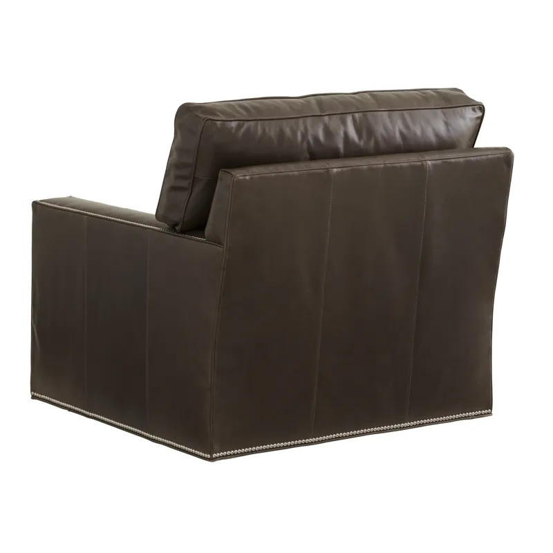 Couture Leather Braxton Leather Swivel Chair