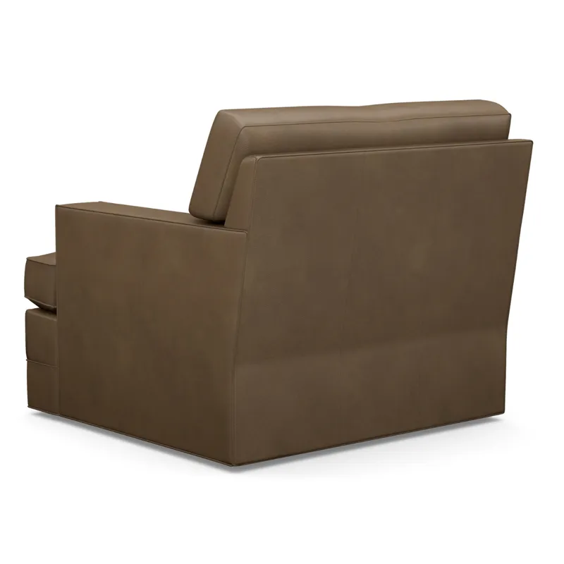 Couture Leather Tyson Leather Swivel Chair