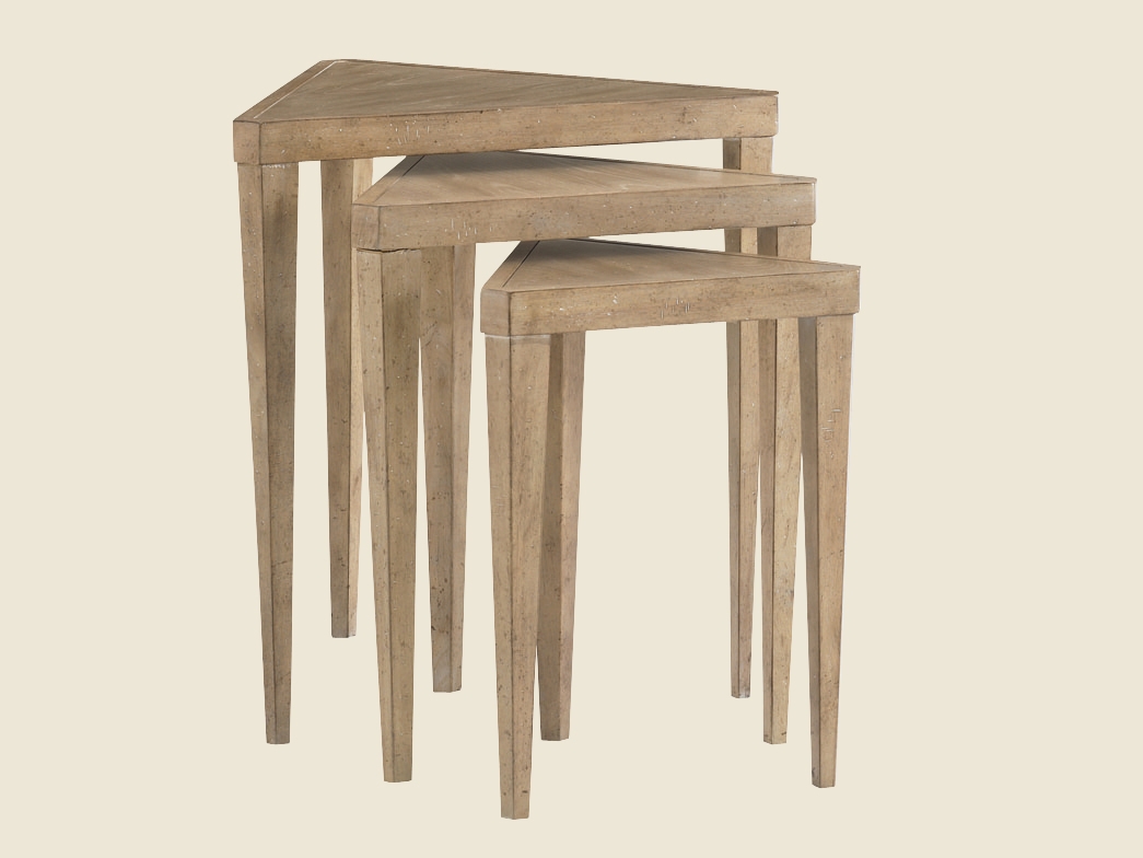 Cupertino Triangular Nesting Tables 830952 by Lexington Furniture at