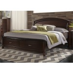 Queen Panel Storage Bed