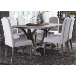 Carolina Lakes 7 Piece Trestle Table Set