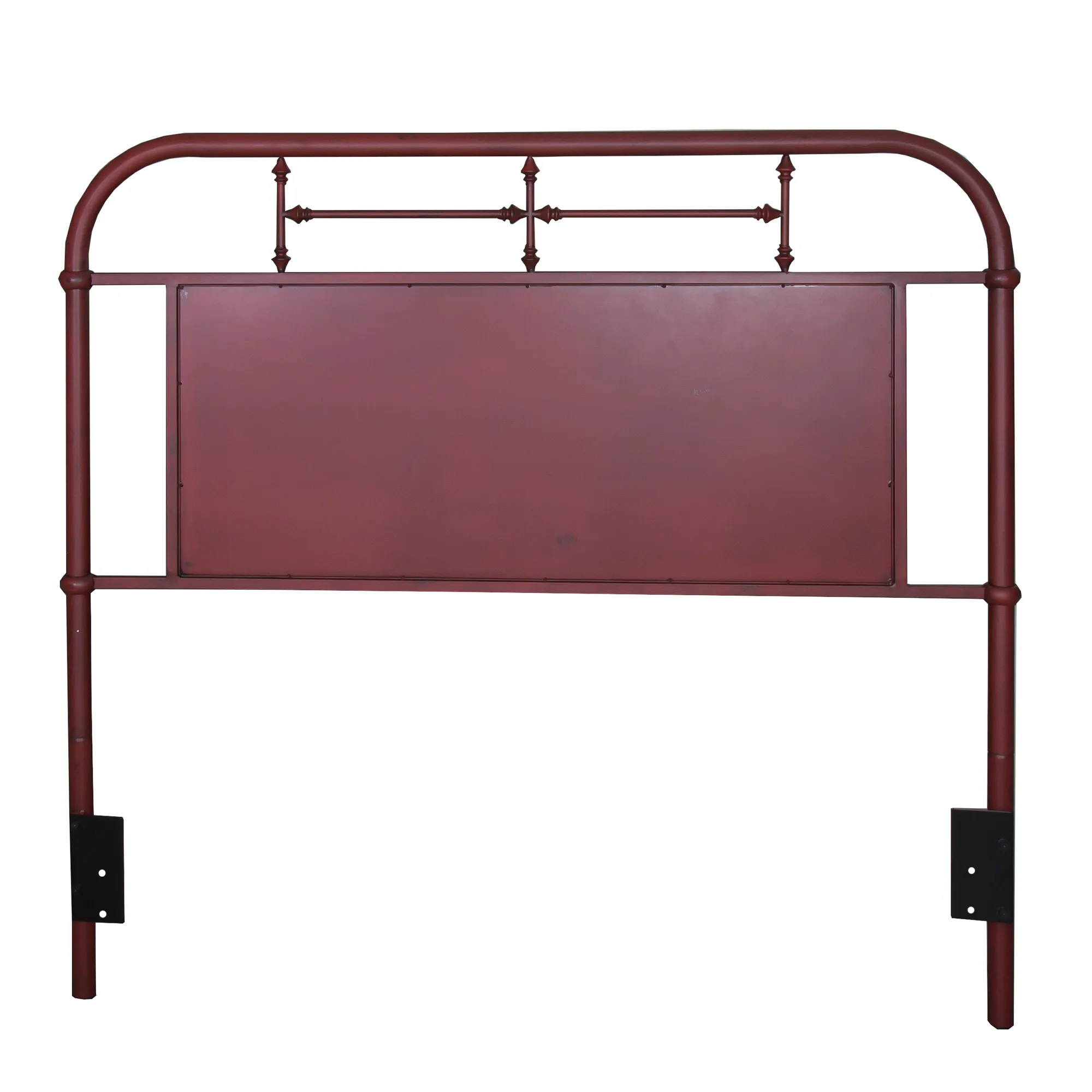 Vintage Series Twin Metal Headboard - Red