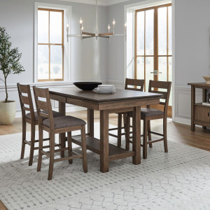 Brook Bay Opt 5 Piece Gathering Trestle Table