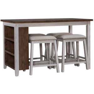 Brook Creek 5 Pc Counter Set- Two Tone