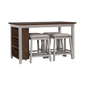 Brook Creek 5 Pc Counter Set- Two Tone