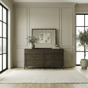 Wesley Hall Dresser & Mirror