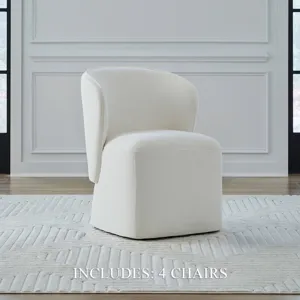 Ivory Accent Dining Chairs - Set of 4