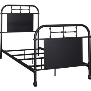 Vintage Series Twin Metal Bed - Black