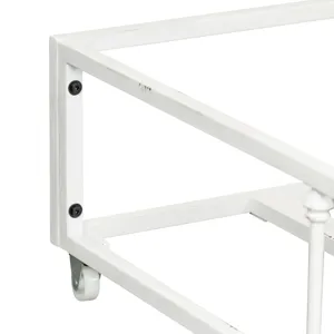 Twin Metal Trundle - Antique White