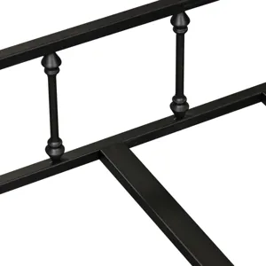 Twin Metal Trundle - Black
