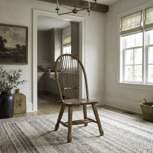 Treasures Sheaf Back Side Chair - Oak (RTA)