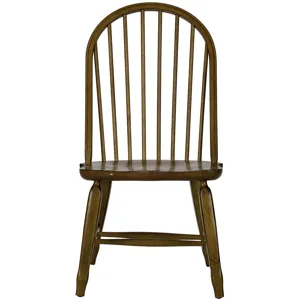 Treasures Bow Back Side Chair -  Oak (RTA)