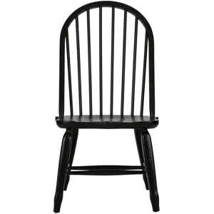 Treasures Bow Back Side Chair - Black (RTA)