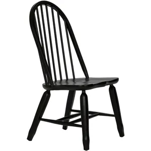 Treasures Bow Back Side Chair - Black (RTA)