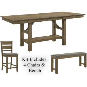Brook Bay Opt 6 Piece Gathering Table Set