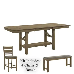 Brook Bay Opt 6 Piece Gathering Table Set