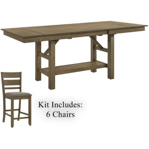 Brook Bay Opt 7 Piece Gathering Table Set