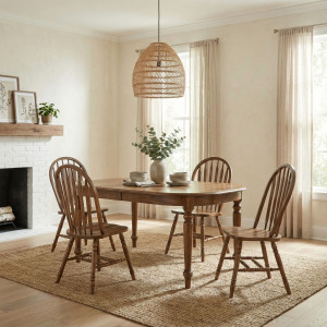 Carolina Crossing 5 Piece Leg Table Set