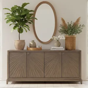Montecito 4 Door Accent Cabinet