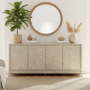 Montecito 4 Door Accent Cabinet