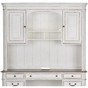 Magnolia Manor Jr Executive Credenza Hutch