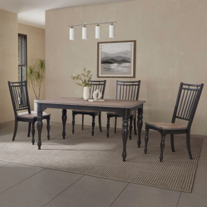 Magnolia Manor Opt 5 Piece Leg Table Set