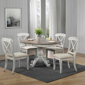 Ocean Isle 5 Piece Pedestal Table Set