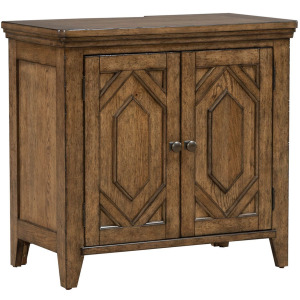 Carolina Park 2 Door Bedside Chest w/Charging Station