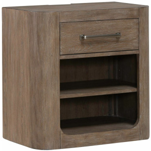 South Bend Open Nightstand w/ Charging Station