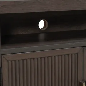 Modern Edge Bedside Chest w/ Charging Station
