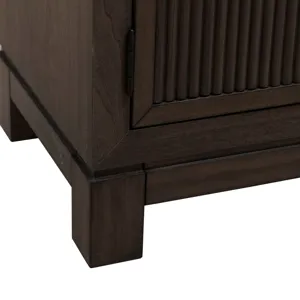 Modern Edge Bedside Chest w/ Charging Station