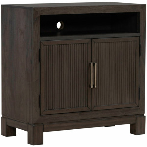 Modern Edge Bedside Chest w/ Charging Station