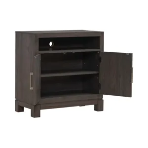 Modern Edge Bedside Chest w/ Charging Station