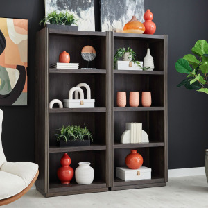 Modern Edge 2 Piece Bunching Bookcase
