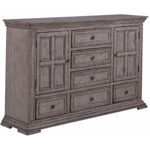 Big Valley 2 Door 6 Drawer Dresser