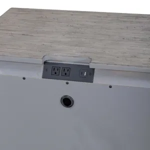 Big Valley 2 Drawer Night Stand w/ Charging Station