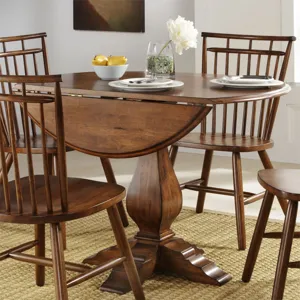 Drop Leaf Pedestal Table Top