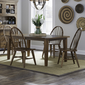 Hearthstone Ridge 5 Piece Rectangular Table Set