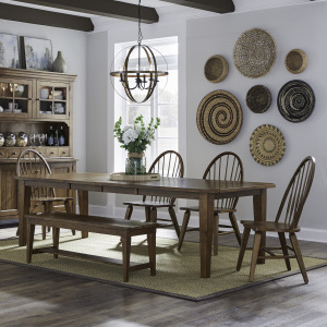 Hearthstone Ridge 6 Piece Rectangular Table Set