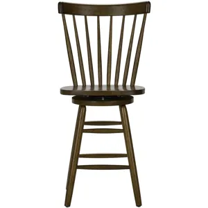 Creations 24 Inch Swivel Counter Chair - Tobacco (RTA)