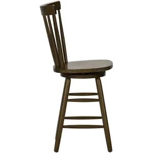 Creations 24 Inch Swivel Counter Chair - Tobacco (RTA)