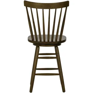 Creations 24 Inch Swivel Counter Chair - Tobacco (RTA)