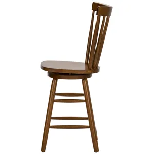 Creations 24 Inch Swivel Counter Chair - Tobacco (RTA)