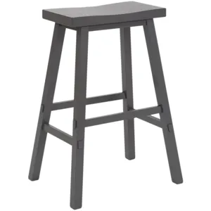 Creations 24 Inch Sawhorse Counter Stool - Gray (RTA)