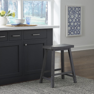 Creations 24 Inch Sawhorse Counter Stool - Slate (RTA)
