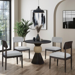 Briarcrest 5 Piece Round Table Set